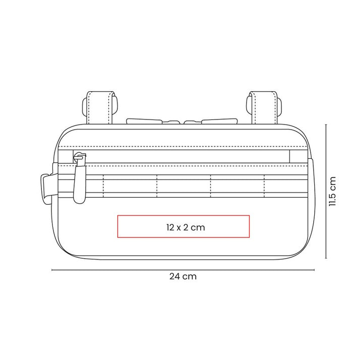 BOLSA PARA BICICLETA DRAUGS vector