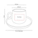SET DE TAZA ZAPHIR vector