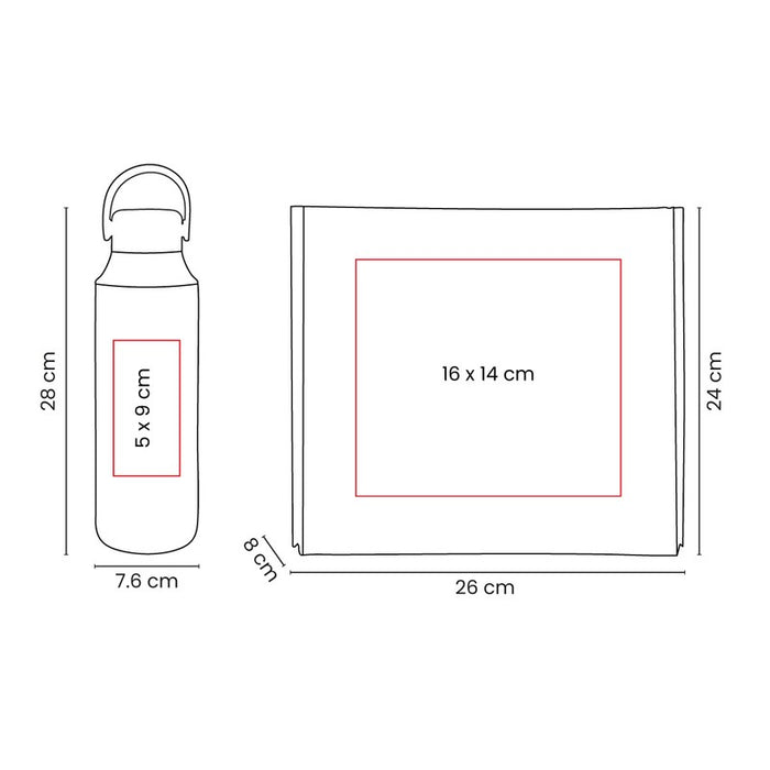 SET DE TERMO DACIO vector