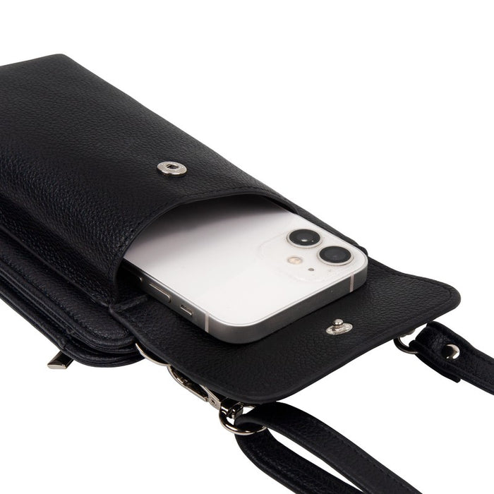 CARTERA PORTA PASAPORTE AVELINE NEGRO